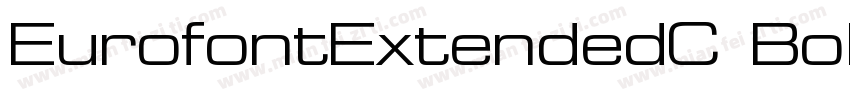 EurofontExtendedC Bold Italic字体转换
